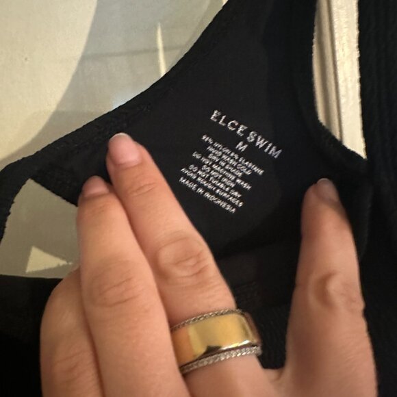 Wanderlust Swim (Elce) Black Erin Bikini Top Size S - NWT - Picture 6 of 6